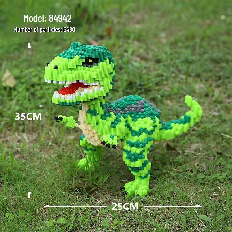 Girls' Compatible Lego: Violent Bear Building Block Series - Educational Micro-Block Interlocking Toys & Gifts