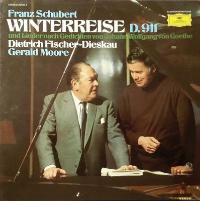 LP deska FRANZ SCHUBERT / DIETRICH FISCHER-D - Zimní cesta D. 911 A Písně Po 296475 Deutsche Grammo Německo Klasická Použité