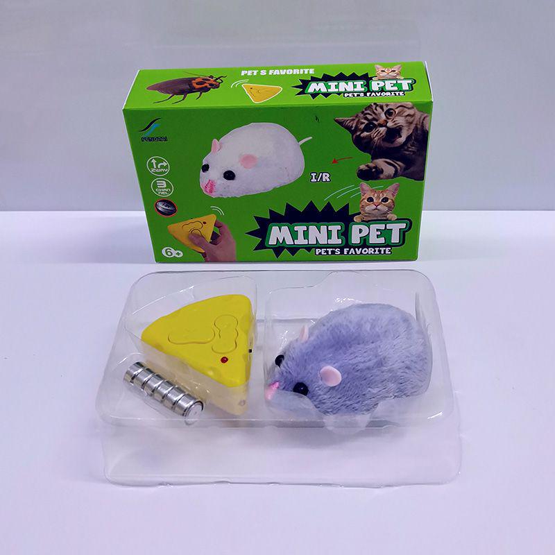 Novel Remote Control Mouse Cat Teaser Toy - Infrared Simulator Animal Electric Toy