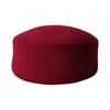 Wool Wool Pillbox Hat Structured Crown Painter Hat New Round Dress Hat  Daily Outfits