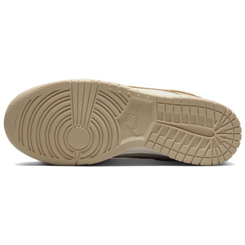 Nike Dunk Low 'Gold Swoosh' Women's Skate Shoes Sneakers DX5930-001