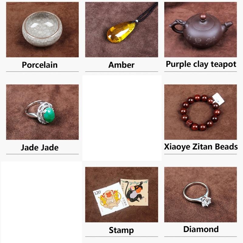 10X 20X 30X Magnification Mini Foldings Jewelers Eye Loupes with 21mm Lens for Jewelry Gem Coin Stamps Watches