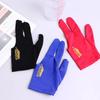 Leopard Fitness Gloves Letter Left Hand Gloves Snooker Billiard Gloves Three Finger Billiard Gloves