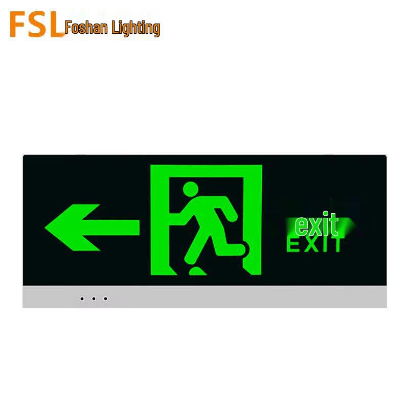 FSL Surface Mounted LED Fire Exit Sign Light