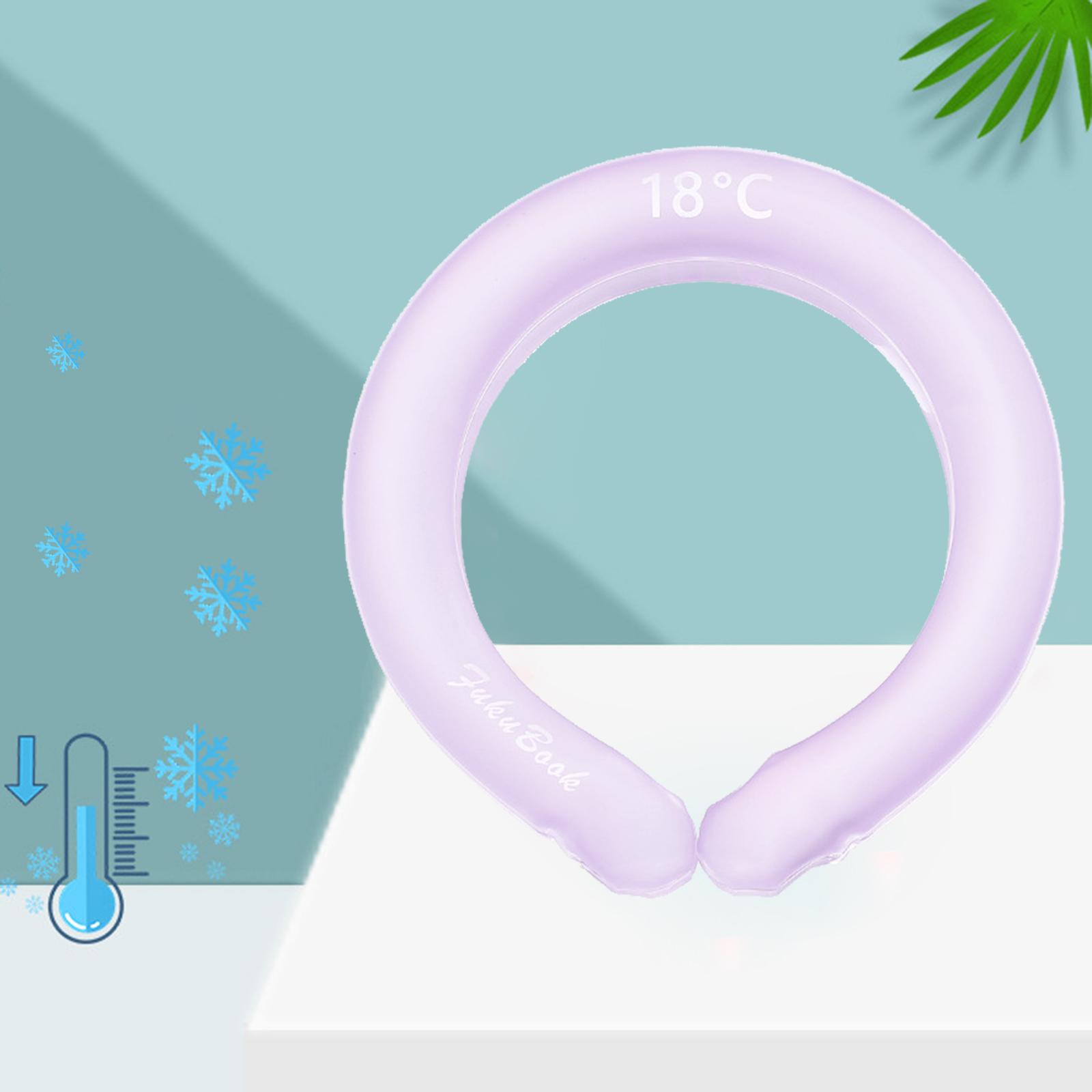 

Neck Cooling Tube Heatstroke Prevention Neck Cooler Reusable for Equipment фиолетовый