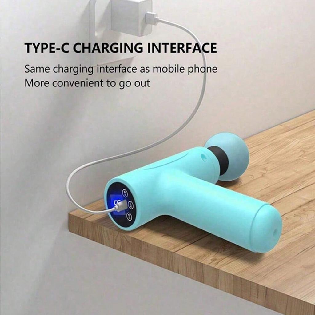 1PCCustomized Powerful Fascia Gun Charging, Full Body Massager To Release Muscle, Same As The Celebrity Model