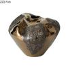 Bumpy and Uneven Ceramic Vase Table Decoration Artificial Flower Decorative Flowers Arrangement Gold-plated Vases Modern Decor