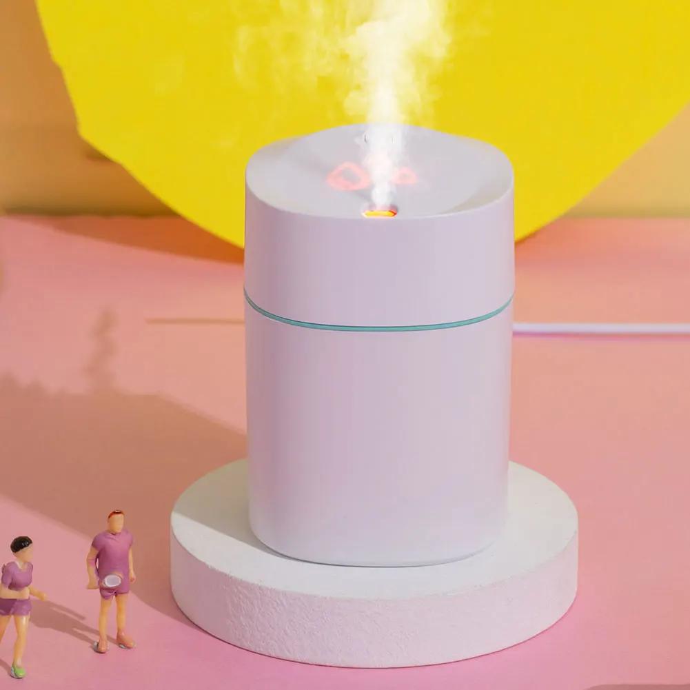 Fashion 200ml Mini Air Humidifier for Bedroom Office with Night Light Essential Oil Diffuser USB Mist Maker Car Air Freshener
