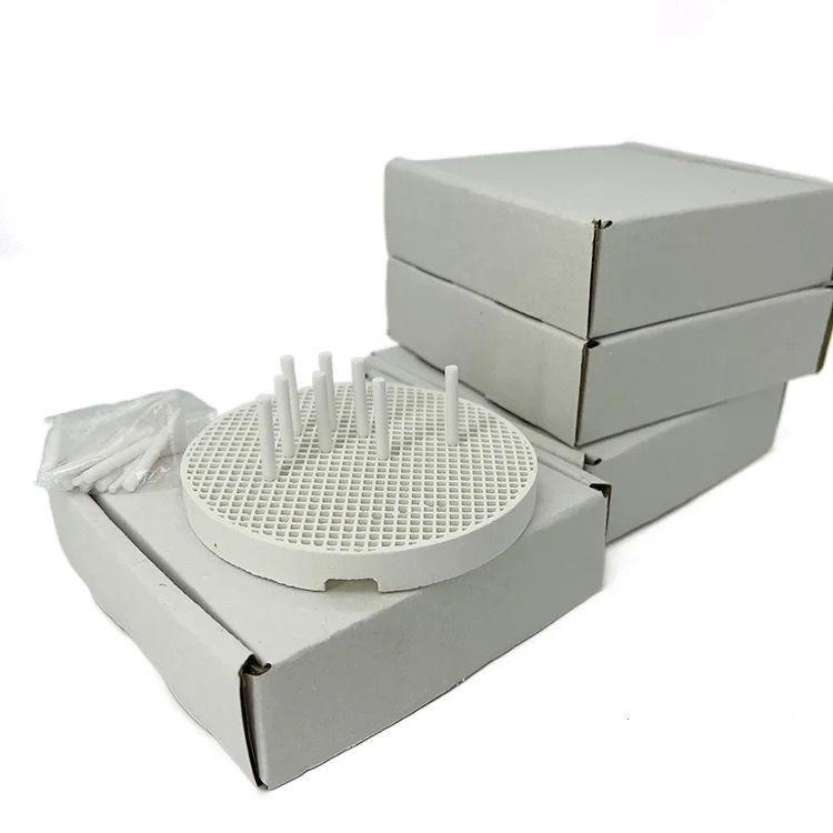 Porcelain Ceramic Firing Tray and Pin Rack for Dental Prosthetics