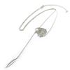 Les Trésors De Lily [N8444] - Silver 'Navajos' Long Necklace