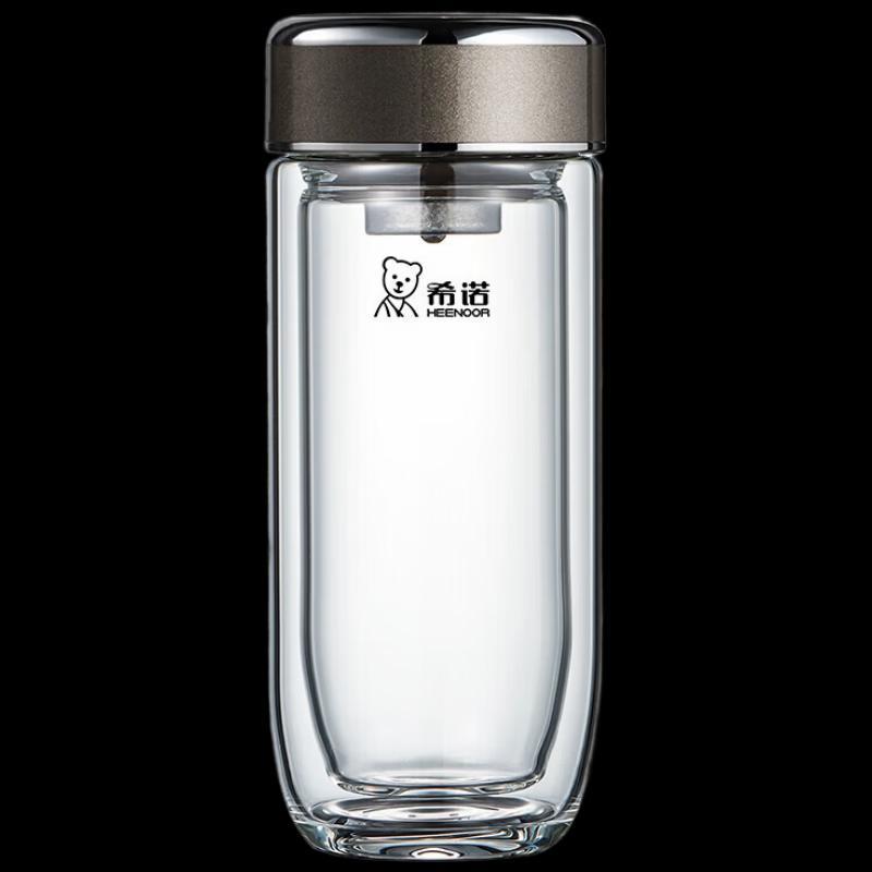 Xinuo Double-Wall Antibacterial Glass Tea Cup