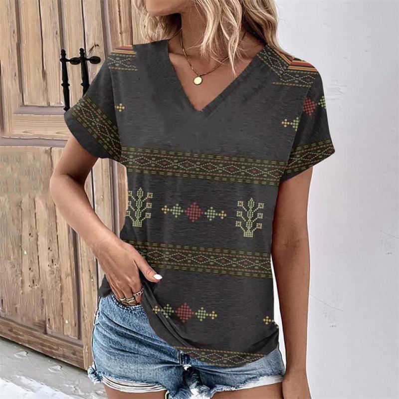 Fashion Beautiful Printed Women's T Shirt Summer Hot Floral O Neck Short Sleeve Tops Street Trend Womens Loose Women's Shirt 5Xl