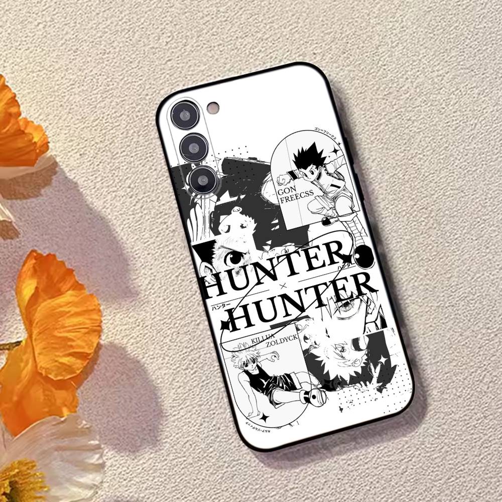 H-Hunter X Hunter Anime Phone Case For Samsung Galaxy A73,A72,A71,A70,A53,A52,A51,Soft Silicone Black Cover