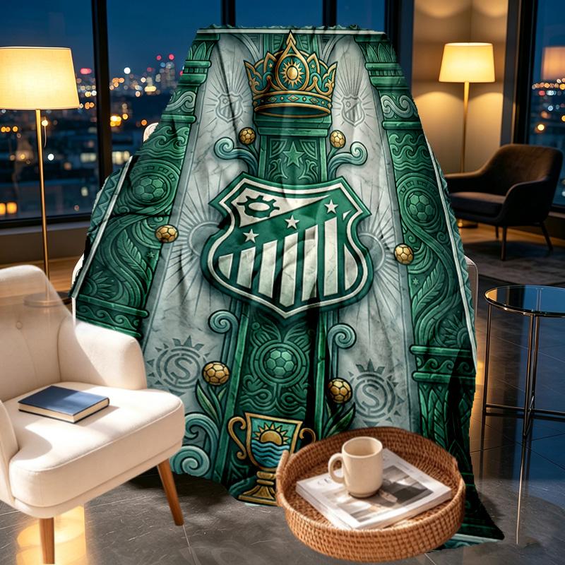 Club Santos Laguna Print Blanket - Soft & Comfortable, for Bedroom, Travel, Sofa, Home Decoration - Birthday Christmas Gift for Friend