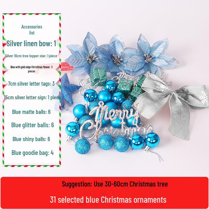 Christmas Tree Ornament Set: Decorations & Accessories Value Pack