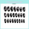 Exquisite Ready-to-wear Nail Art Stickers With Removable Design For Ladies In 24pcs N14
