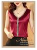 Women's Plus Size Tassel Tank Top - Ice Silk Summer Outerwear/Base Layer