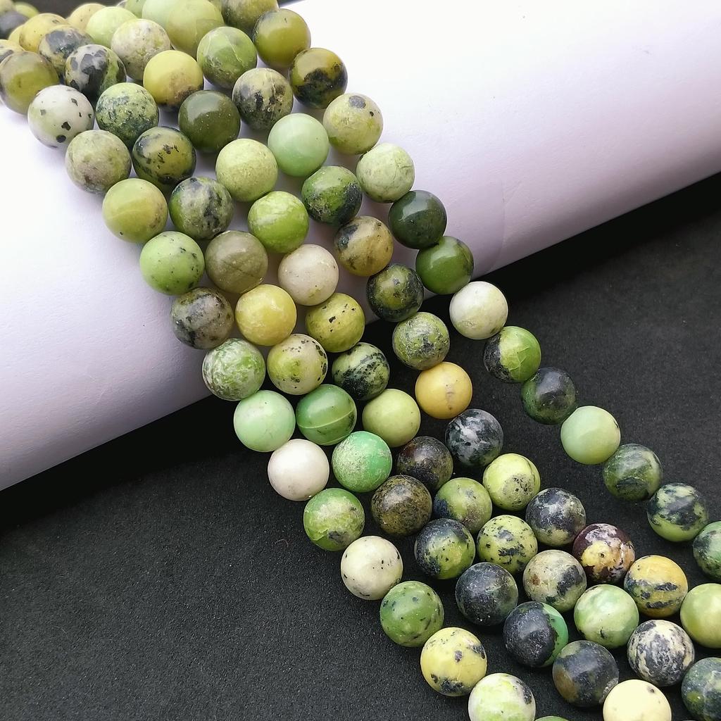 Chrysoprase Australian Jade Beads, Top Grade Genuine Natural Gemstone Round Loose Beads, 4MM 6MM 8MM 10MM Bulk Lot.