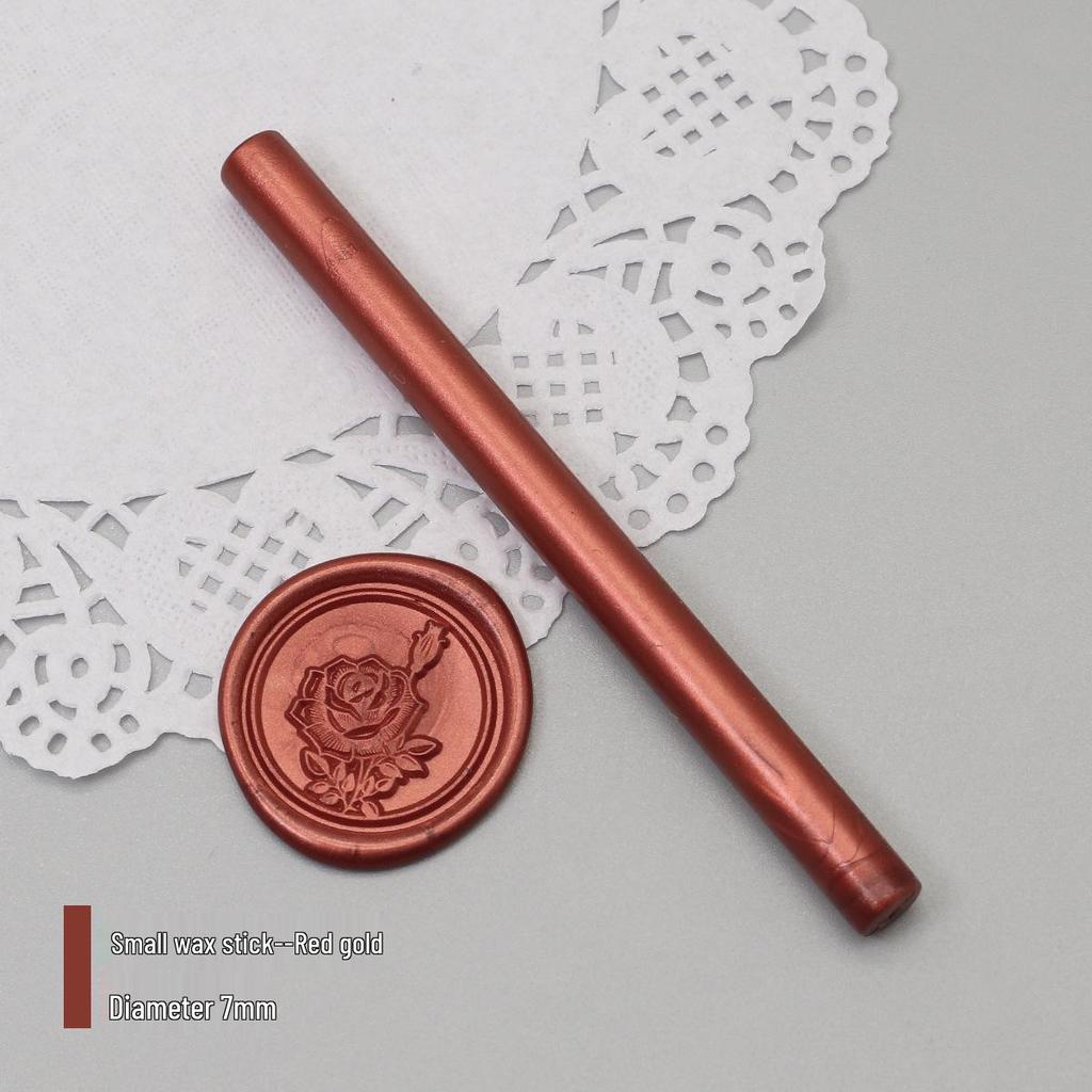 Bețișoare de Ceară de Sigiliu Mat Perlat, 125 Culori, 10x0.7cm, Compatibile cu Pistoale de Ceară, Culori Mixabile