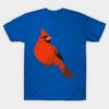 Men Black Print T-shirt 8-Bit Cardinal No-Cut Transfer Paper Print Cotton Tshirt