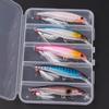 5 Stück Schwimmende Hardbaits Minnow Angelköder Wobbler Crankbaits Forellen Zander Köder Swimbait Angelzubehör