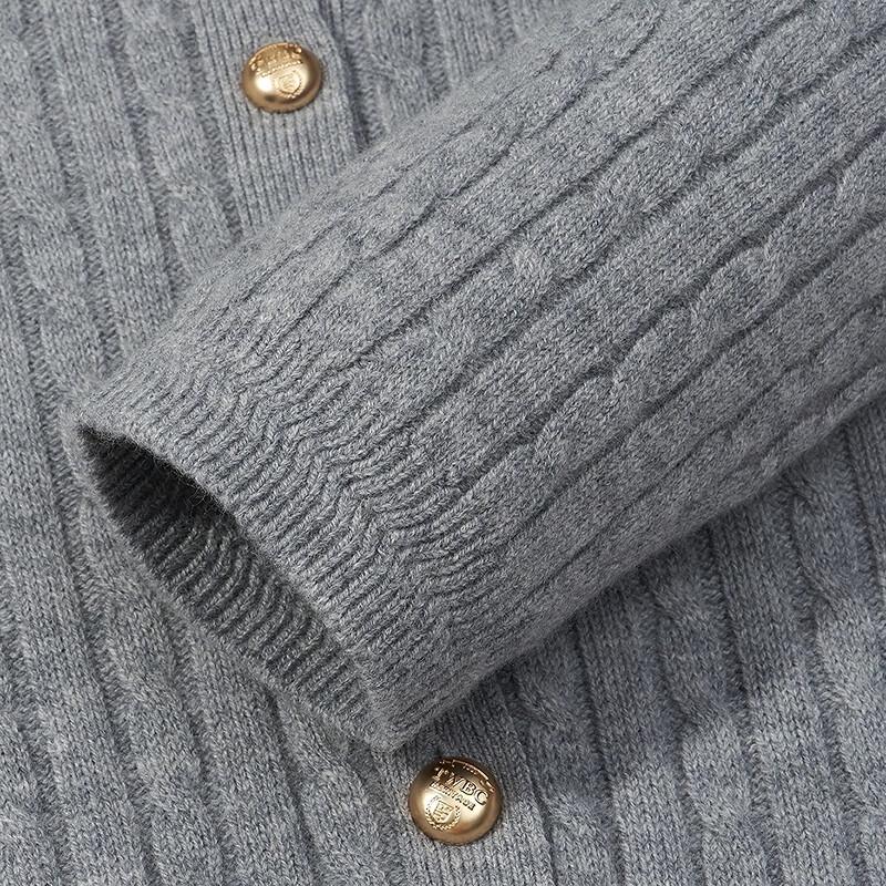 Teenie Weenie Women's Polo Collar Knit Cardigan