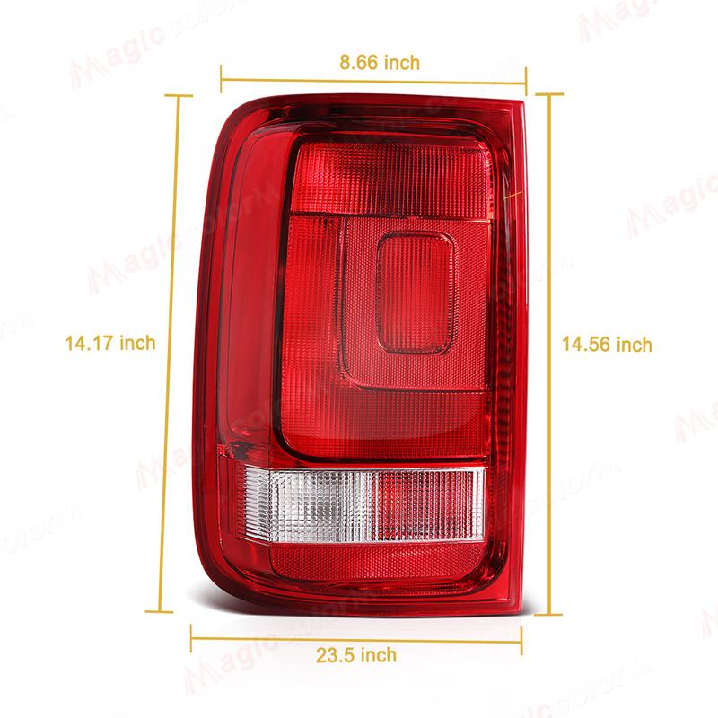 Rear Bumper Tail Lamp For VW Volkswagen Amarok 2011- Taillight Reversing Turn Signal Warning Lamp No Bulb Car Accessories