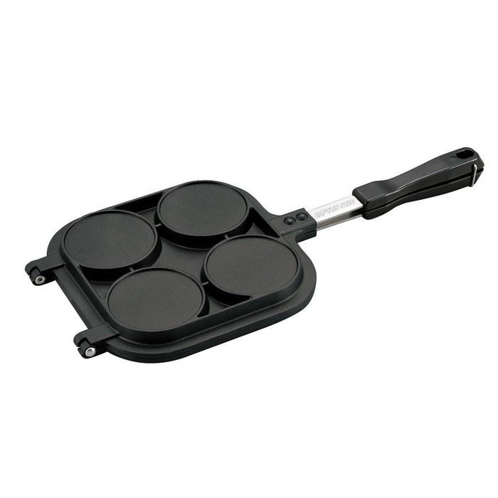 Captain Stag Barbecue Cast Aluminum Pancake Maker UG-3006 Multi, 190mm x 403mm x 32mm