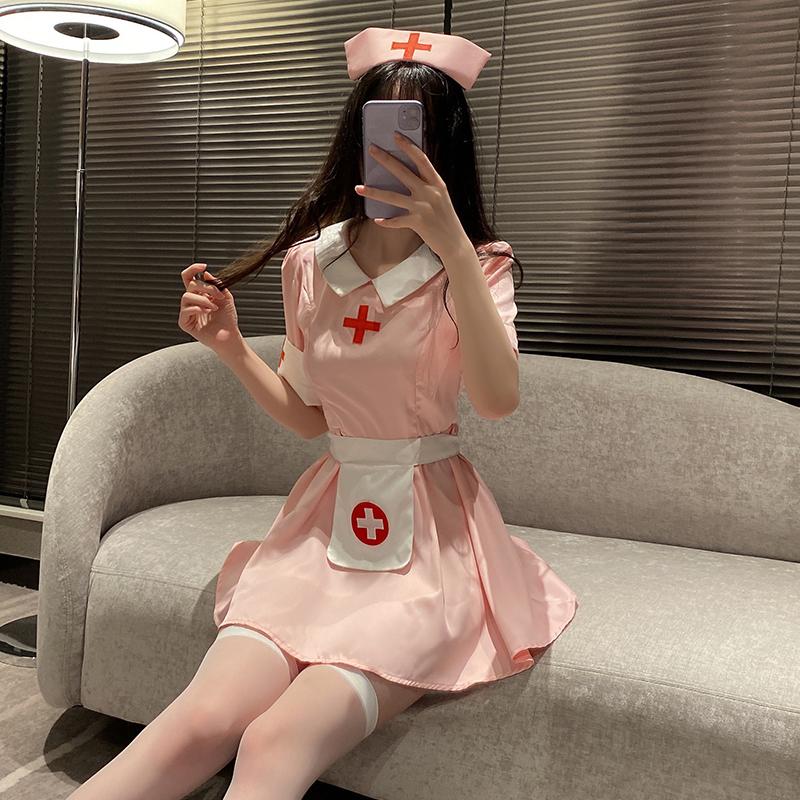 Erotic Nurse Uniform Women Sexy Lingerie Hot Dress Cosplay Girls Porn Costumes Angel Sexual Love Role-Play Adult Sex Nightdress