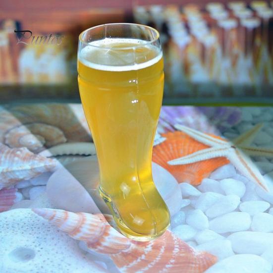 Large Capacity Beer Mug Transparent Design Funny Boot Shape Easy To Clean Dishwasher Safe Beer Cup Party Decoration