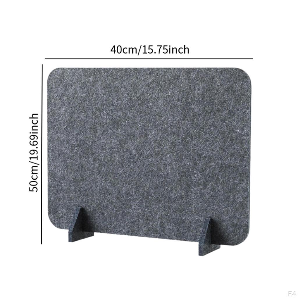 Acoustic Desk Divider with Support Feet Freestanding,Soundproof,Furniture Partition,Desk Privacy