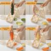 Washable Vegetable Fruit Slicer Manual Operation Potato Chopper Food Grater  Household Use