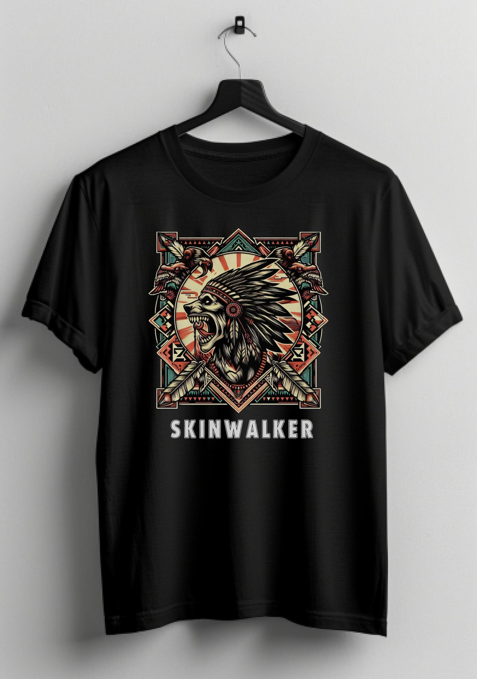 Skinwalker Graphic T-Shirt: Cryptid Design 4XL