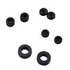 125 pcs 18 Sizes Rubber Grommet Kit Hollow Closed Wire Grommets Hole Plug