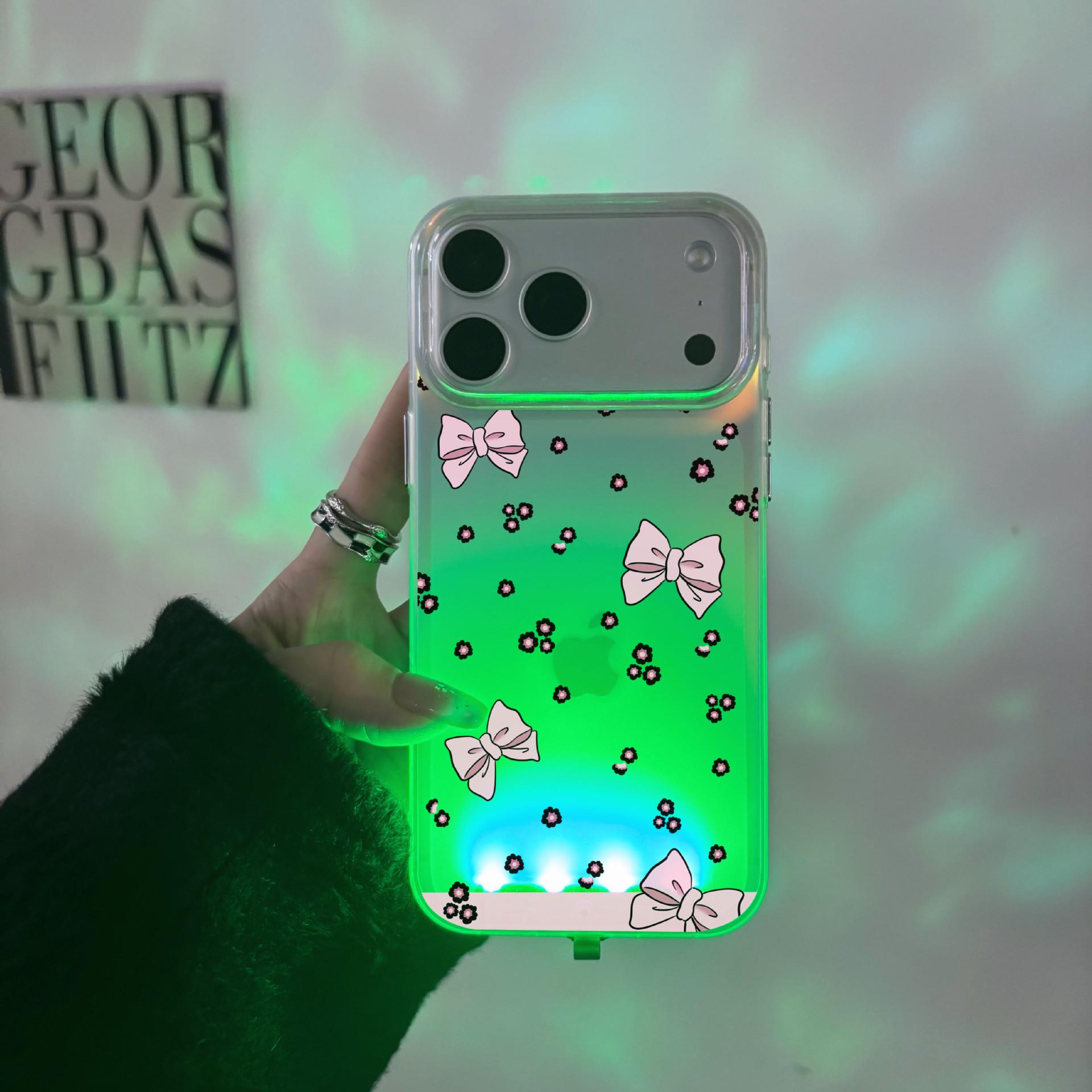 

Influencer Voice-Controlled Butterfly Floral Phone Case for iPhone 16/15/17 Pro Max iPhone 11 Pro Max