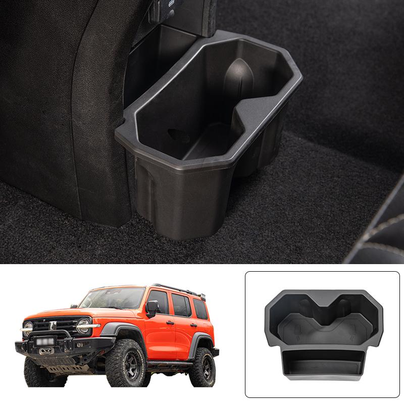 Car Rear Exhaust Vent Water Cup Holder For GWM Tank 300 Modified Auto Multi-function Storage Bucket Interior Car Accessories