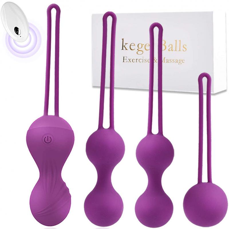 Wireless Remote Control Egg Vibrator 10 Speeds Vaginal Kegel Balls Postpartum Pelvic Floor Exerciser Adult Toy