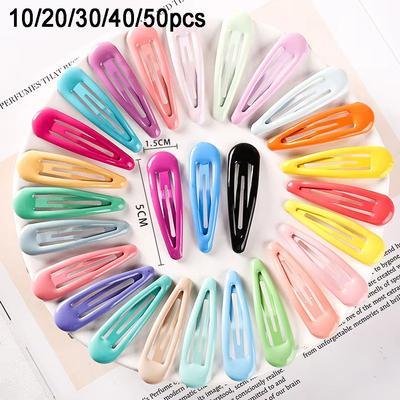 Nuove Fermagli alla Moda per Bambina Fermagli Carini Colorati a Forma di Goccia d'Acqua Dolci Accessori per Capelli Barrettes per Bambini Clip a Scorrimento Moda
