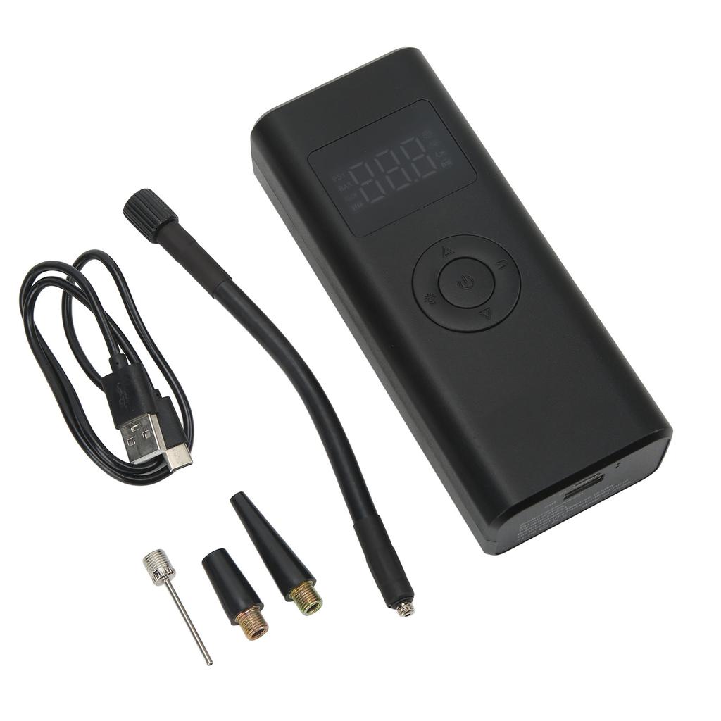 Tire Inflator Cordless LED Digital Display Screen Portable USB C Port Charging 150 PSI Power Tire Pump for Motorcycles