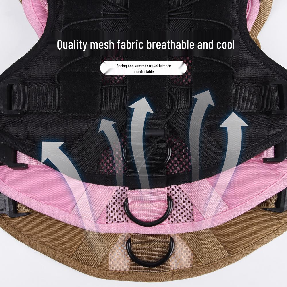 Breathable Vest-Style Dog Leash: Explosion-Proof for Medium & Large Dogs