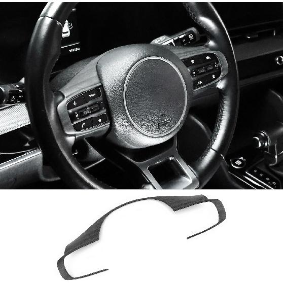 Steering Wheel Button Panel Cover Interior Steering Handle Button Frame Protective Sticker Compatible with Kia Sportage 2023-2025 Accessories (Wood