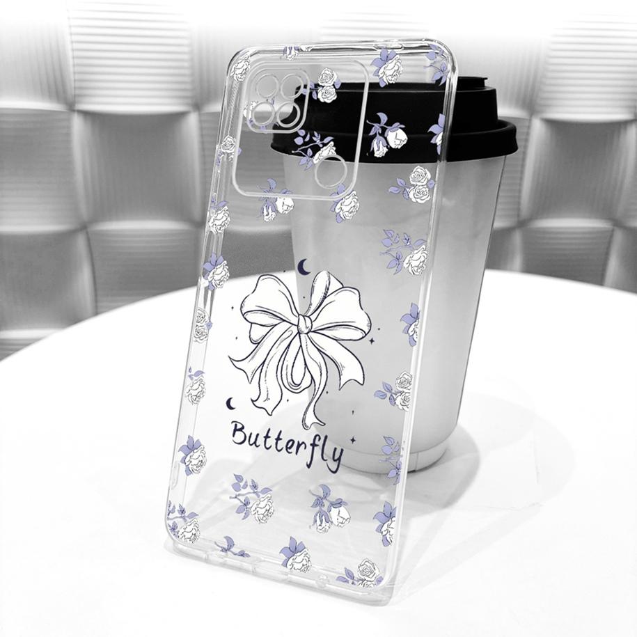 For Xiaomi Redmi 10A Case New Fashion Flower Cover Soft Clear Silicone Bumper Protective Shell For Xiaomi Redmi 10A Sport Fundas