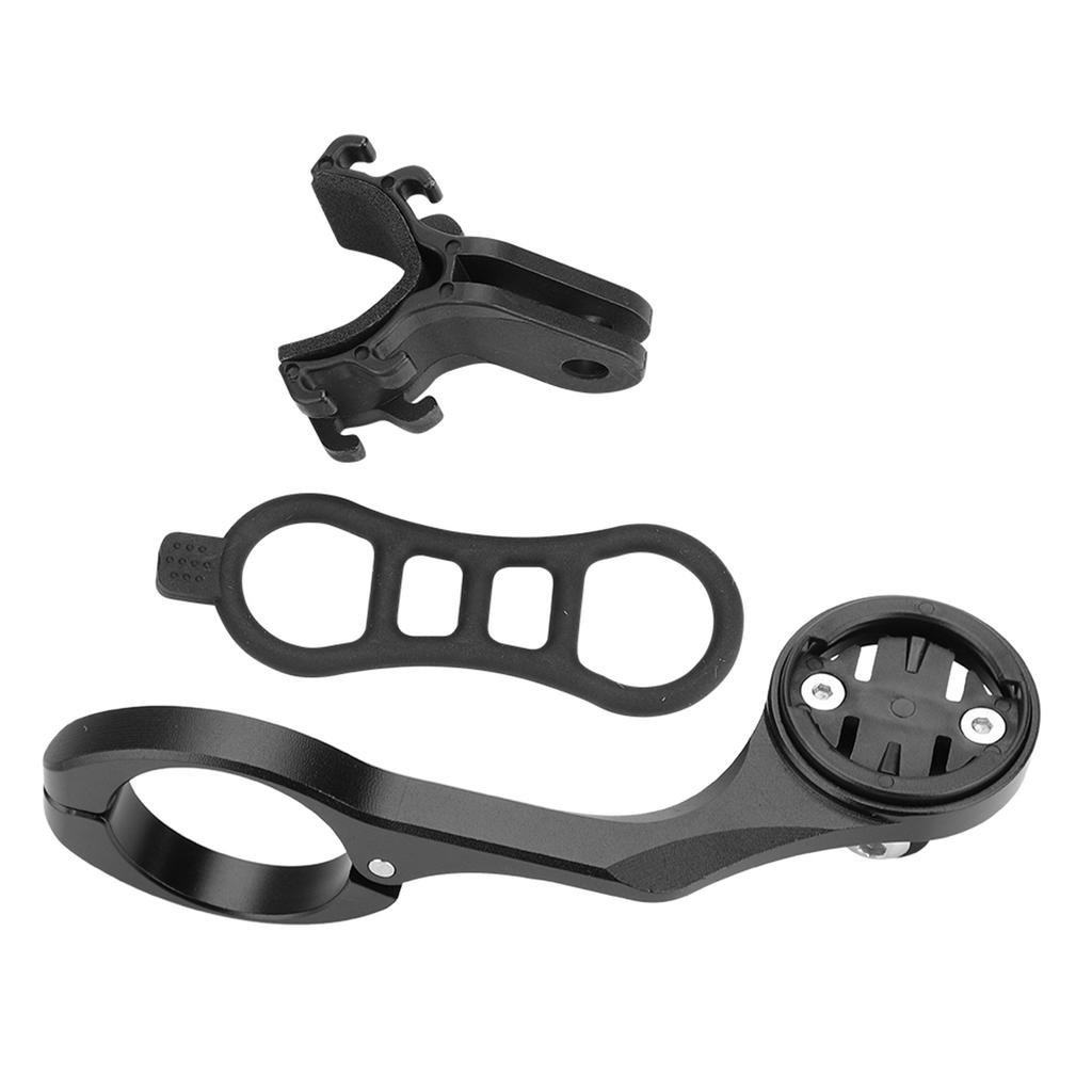 Aluminum Alloy Bicycle Computer Torch Action Camera Extension Mount(Black, for Garmin IGPS)