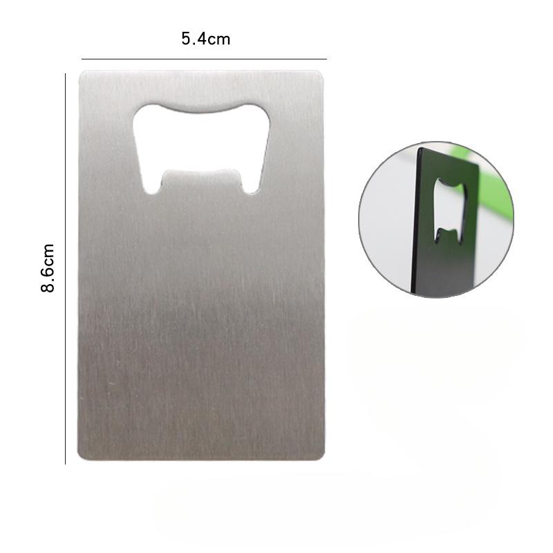 

10/20Pcs Stainless Steel Beer Bottle Opener for Wallet and Pocket Restaurant/Bar DIY Card Shape Mini Bottle Opener Wedding Gift