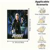Johnny Hallyday - Allume Le Feu PosterBlanket Flannel Throw Blanket for Sofa, Bed, Travel, Camping, Office, Couch, Chair, And Bed Gift for C