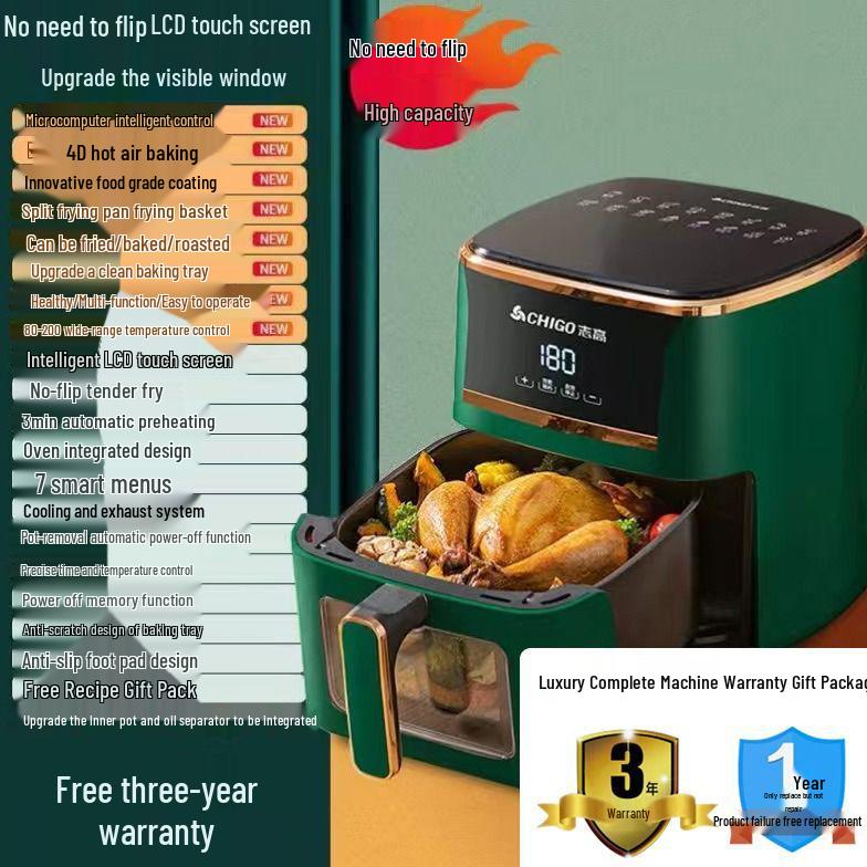 Inteligentná multifunkčná teplovzdušná rúra s veľkým objemom