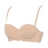 AMOSTYLE BY Triumph Strapless Half Cup Bra Signature Smooth 00BW Size C70 (Removable Straps) (Beige)