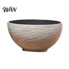 Thick Sturdy Flowerpot Plant Pot with Drainage, Resin Planter for Indoor Outdoor Winter Proof Plants, Medium Flower Pots Patio, Balcony Garden
