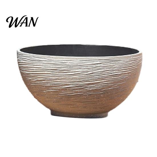 Thick Sturdy Flowerpot Plant Pot with Drainage, Resin Planter for Indoor Outdoor Winter Proof Plants, Medium Flower Pots Patio, Balcony Garden