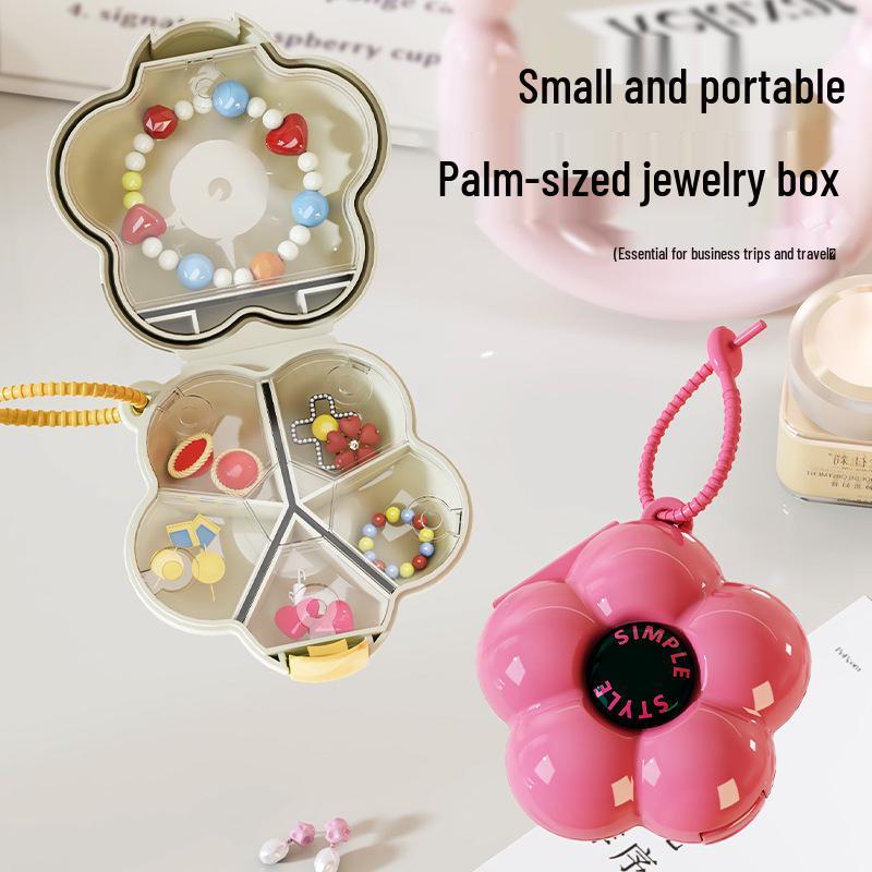 2025 Dopamine Jewelry and Pill Storage Necklace: Portable Box for Earrings and Travel